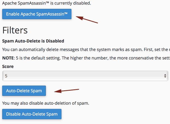 enable and disable page