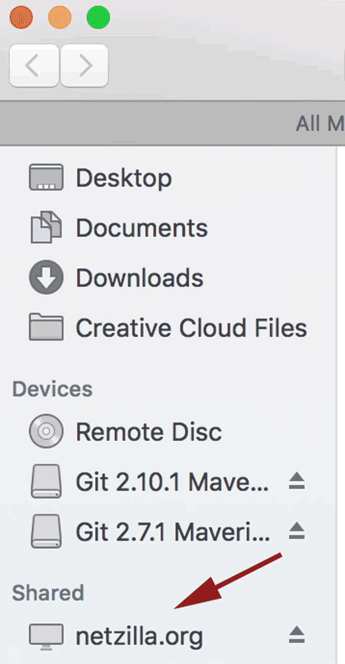 Finder navigation
