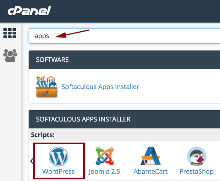 WordPress navigation